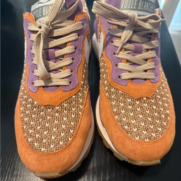 Voile Blanche Multicolor Knit Sneakers - Picture 1 of 8